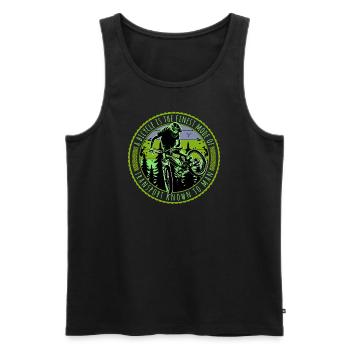 Unbenanntes Projekt 45 - Men's Premium Organic Tank Top - black - Front - AI Model Male 178 light (178cm)
