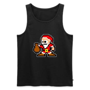 Weihnachten - Männer Premium Bio Tank Top - Schwarz - Vorne - Michal (187cm)