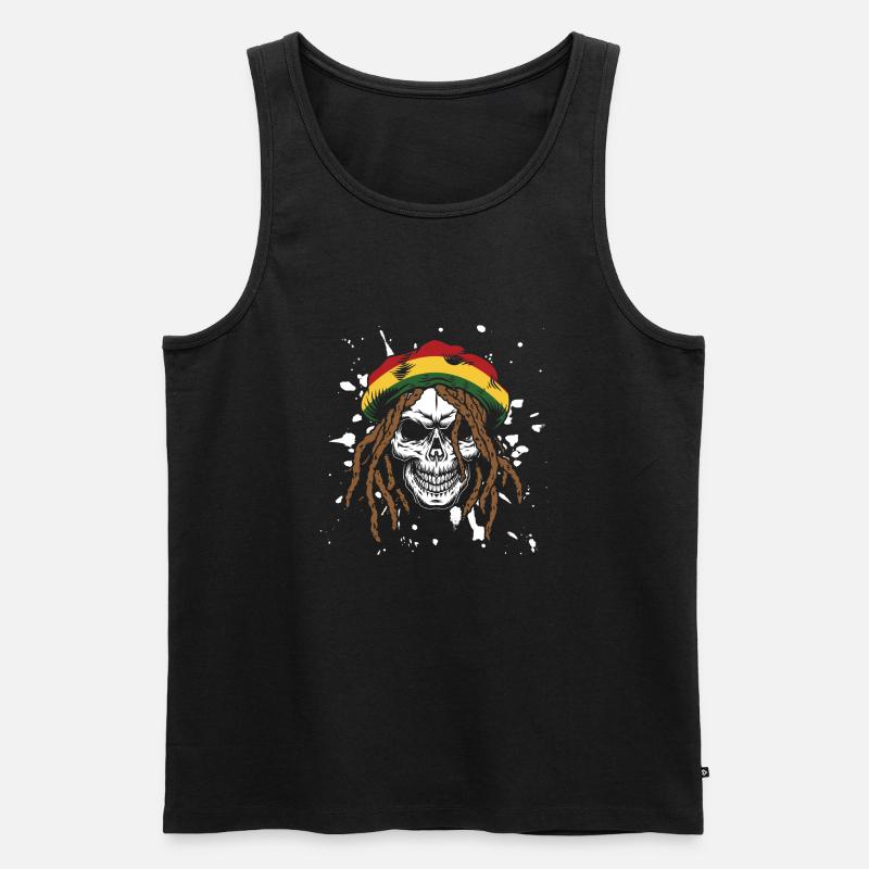 reggae - Débardeur bio Premium Homme - noir