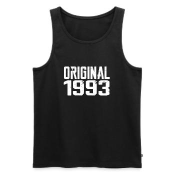 1993 Vintage Cadeau Anniversaire Rétro Cadeau 1993 - Débardeur bio Premium Homme - noir - Devant - Michal (187cm)