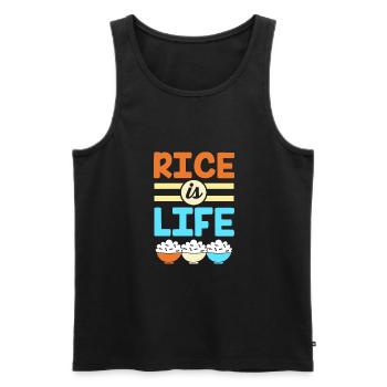 Filipino Philippines - Men's Premium Organic Tank Top - black - Front - AI Model Male 178 light (178cm)