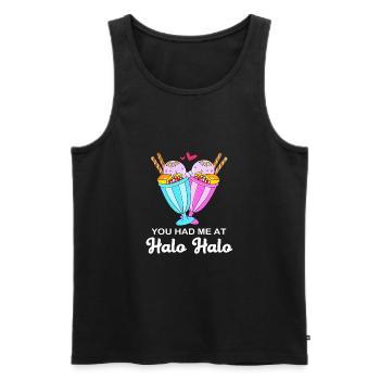 Filipino Philippines - Men's Premium Organic Tank Top - black - Front - AI Model Male 178 light (178cm)