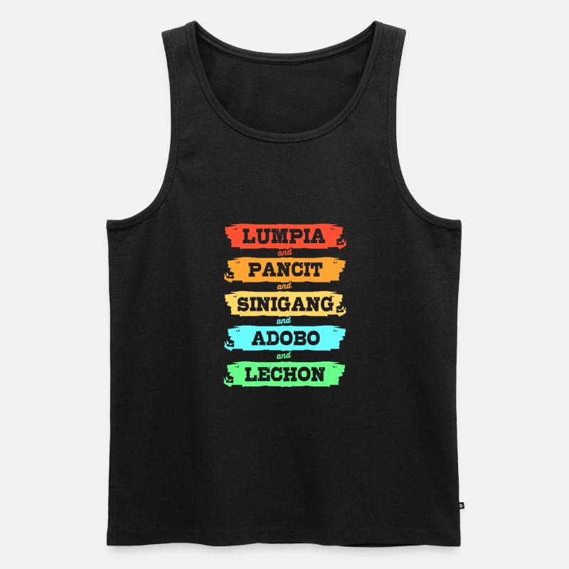 Philippinisch Philippinen - Männer Premium Bio Tank Top - Schwarz