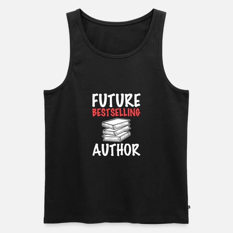 Autor - Männer Premium Bio Tank Top - Schwarz