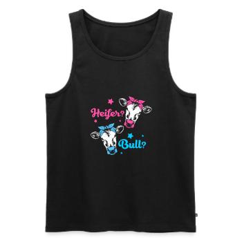 Gender Reveal Babyshower - Männer Premium Bio Tank Top - Schwarz - Vorne - AI Model Male 178 light (178cm)