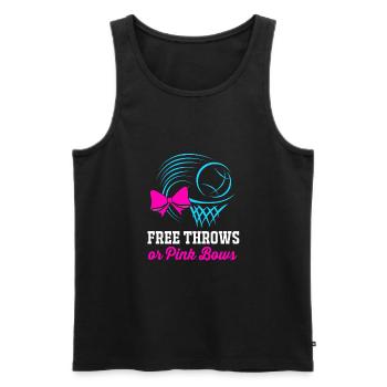 Gender Reveal - Men's Premium Organic Tank Top - black - Front - AI Model Male 178 light (178cm)