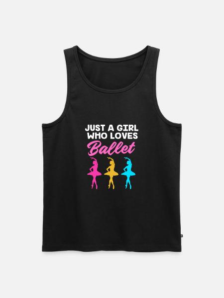 Ballet Ballet Dancer - Men's Premium Organic Tank Top - black