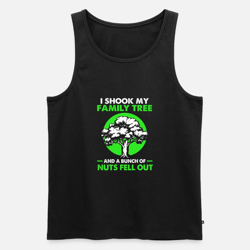 Stammbaum Genealogie - Männer Premium Bio Tank Top - Schwarz
