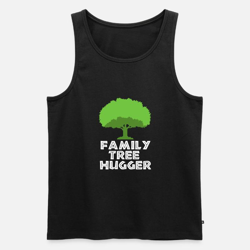 Stammbaum Genealogie - Männer Premium Bio Tank Top - Schwarz