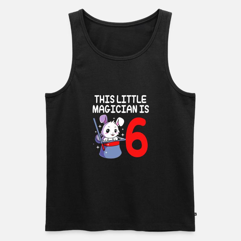 Zauberer - Männer Premium Bio Tank Top - Schwarz