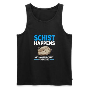 Geologist Geology - Men's Premium Organic Tank Top - black - Front - AI Model Male 178 light (178cm)
