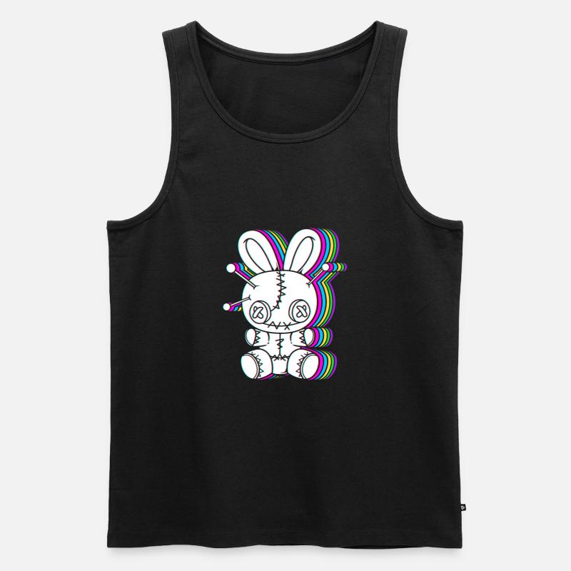 Voodoo - Männer Premium Bio Tank Top - Schwarz