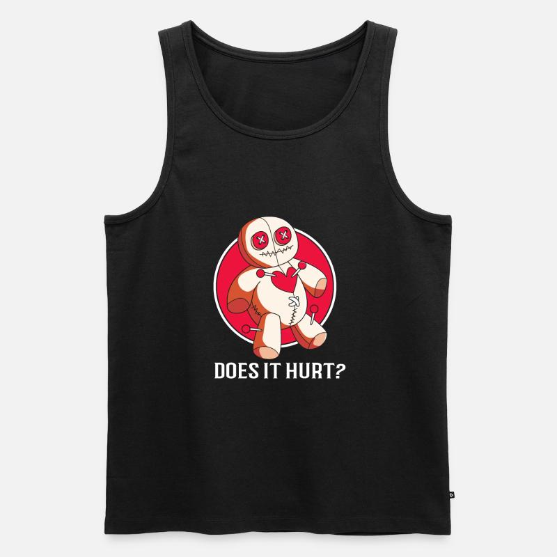 Voodoo - Männer Premium Bio Tank Top - Schwarz