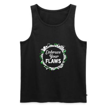Body Positivity Feminist Feminismus Feministin - Männer Premium Bio Tank Top - Schwarz - Vorne - Michal (187cm)