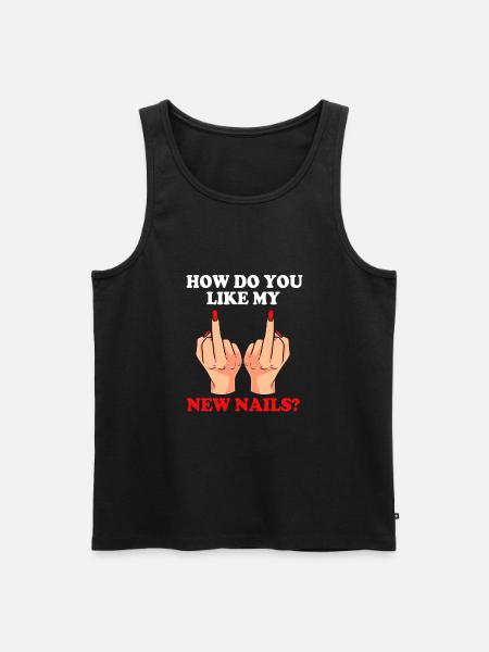Nail Designer Nail Cosmetics Beautician - Men's Premium Organic Tank Top - black