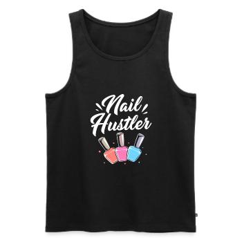 Nageldesignerin Nagel Kosmetik Kosmetikerin - Männer Premium Bio Tank Top - Schwarz - Vorne - Michal (187cm)