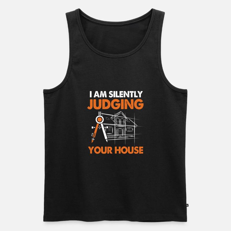 Architekt Architektur - Männer Premium Bio Tank Top - Schwarz