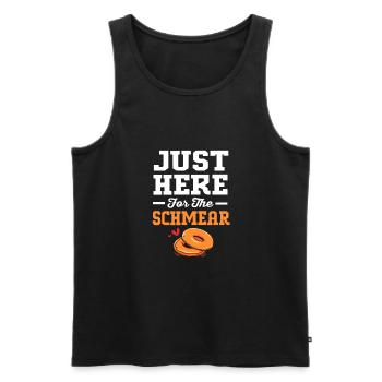 Bagel Bagels - Männer Premium Bio Tank Top - Schwarz - Vorne - AI Model Male 178 light (178cm)