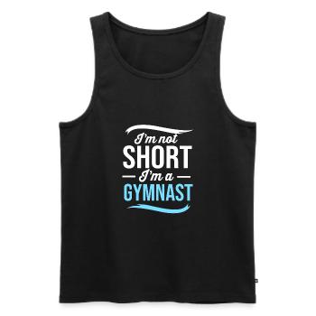 Gymnastique - Débardeur bio Premium Homme - noir - Devant - AI Model Male 178 light (178cm)