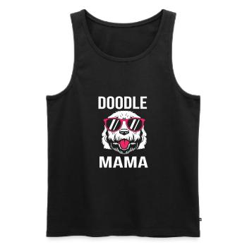 Goldendoodle - Männer Premium Bio Tank Top - Schwarz - Vorne - Michal (187cm)