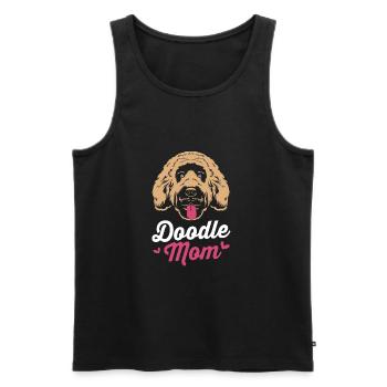 Goldendoodle - Männer Premium Bio Tank Top - Schwarz - Vorne - Michal (187cm)