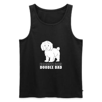 Goldendoodle - Männer Premium Bio Tank Top - Schwarz - Vorne - Michal (187cm)