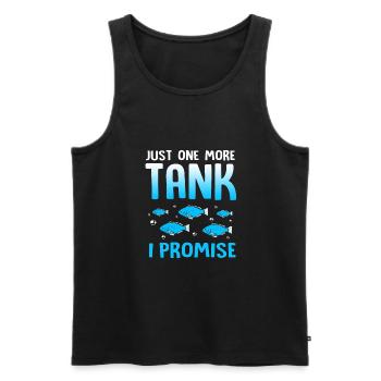 Aquarium Aquarist - Männer Premium Bio Tank Top - Schwarz - Vorne - Michal (187cm)