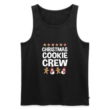 Gingerbread Man Gingerbread Heart Gingerbread Snacking - Men's Premium Organic Tank Top - black - Front - AI Model Male 178 light (178cm)