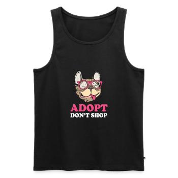 Dog Rescue Animal Rights Animal Rescue Animal Shelter - Men's Premium Organic Tank Top - black - Front - Michal (187cm)