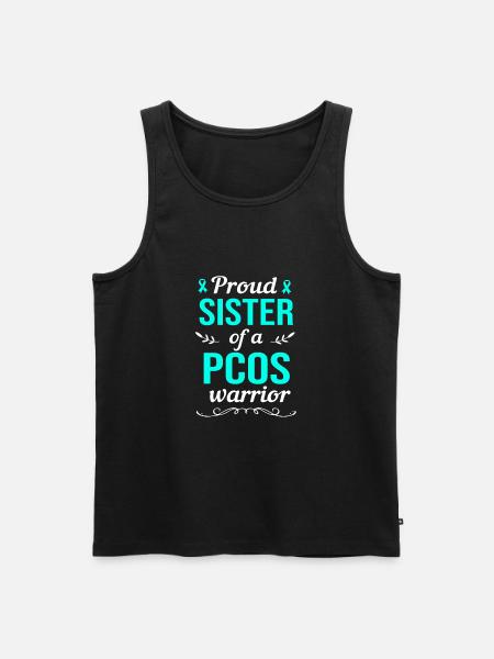 Pcos Awareness - Men's Premium Organic Tank Top - black