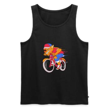 Werwolf - Männer Premium Bio Tank Top - Schwarz - Vorne - AI Model Male 178 light (178cm)