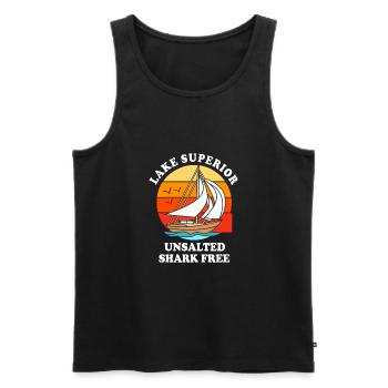 Great Lakes - Männer Premium Bio Tank Top - Schwarz - Vorne - AI Model Male 178 light (178cm)