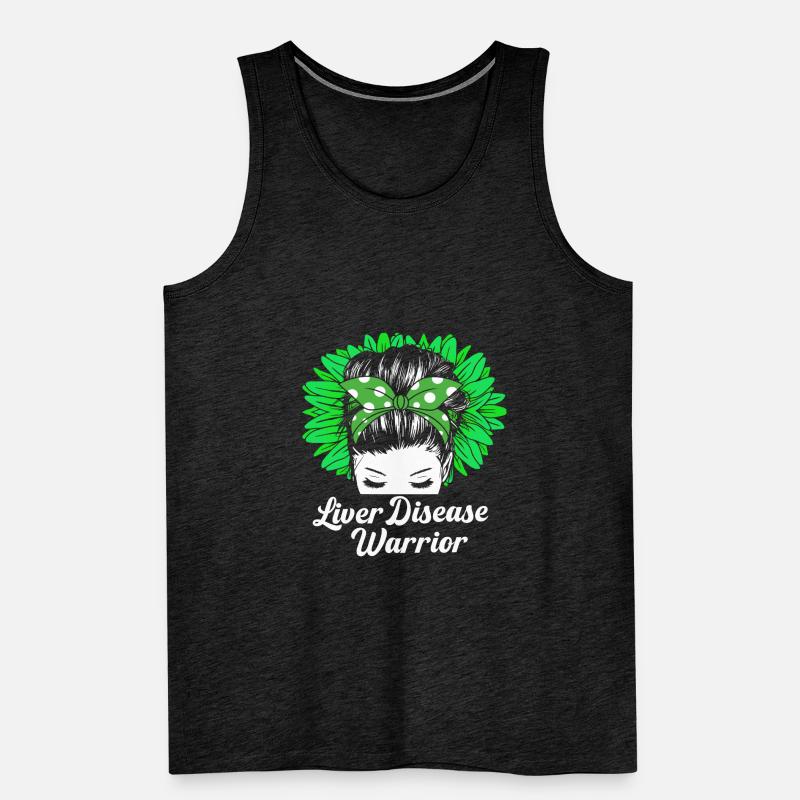 Lebererkrankung Männer Premium Bio Tank Top