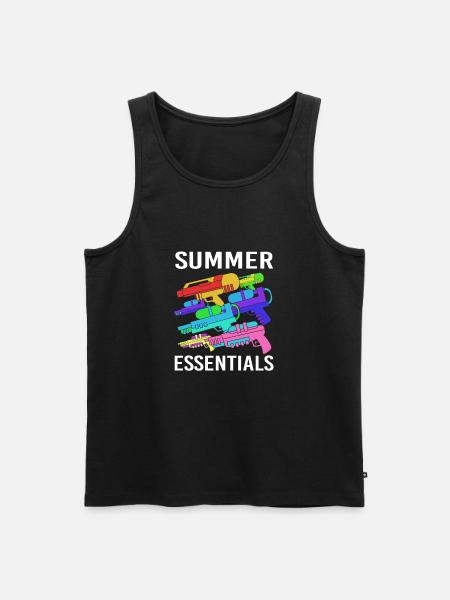 Water pistol - Men's Premium Organic Tank Top - black
