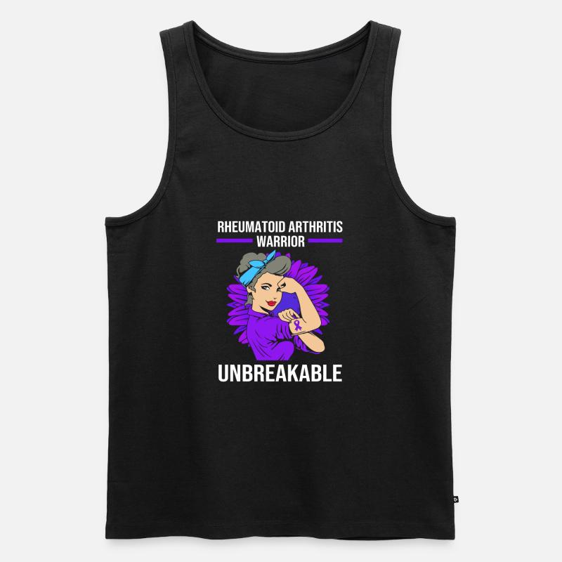 Rheuma Arthritis - Männer Premium Bio Tank Top - Schwarz