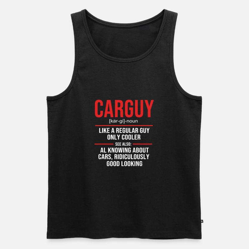 Autofahrer - Männer Premium Bio Tank Top - Schwarz