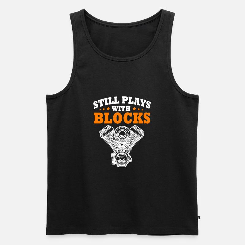 Autofahrer - Männer Premium Bio Tank Top - Schwarz