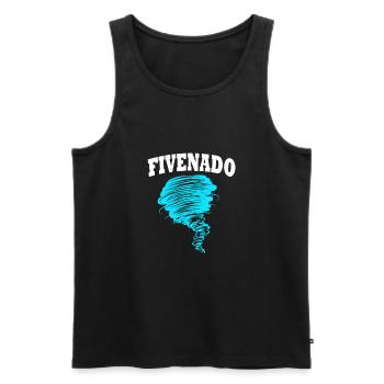 Tornado Birthday Children's Birthday Party - Men's Premium Organic Tank Top - black - Front - Michal (187cm)