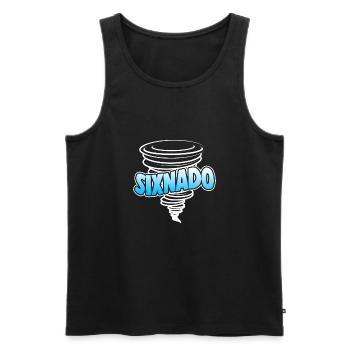 Tornado Birthday Children's Birthday Party - Men's Premium Organic Tank Top - black - Front - Michal (187cm)