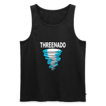Tornado Birthday Children's Birthday Party - Men's Premium Organic Tank Top - black - Front - Michal (187cm)