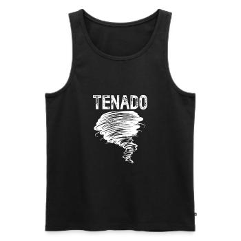 Tornado Birthday Children's Birthday Party - Men's Premium Organic Tank Top - black - Front - Michal (187cm)