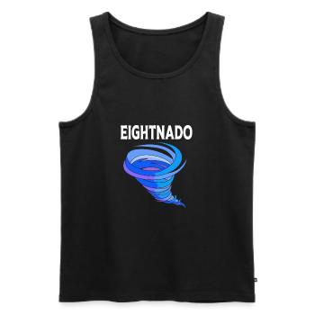 Tornado Birthday Children's Birthday Party - Men's Premium Organic Tank Top - black - Front - Michal (187cm)