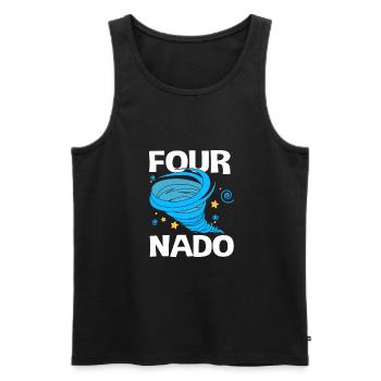 Tornado Birthday Children's Birthday Party - Men's Premium Organic Tank Top - black - Front - Michal (187cm)