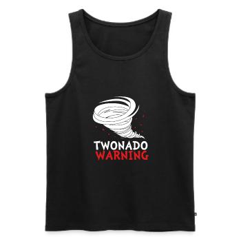 Tornado Birthday Children's Birthday Party - Men's Premium Organic Tank Top - black - Front - Michal (187cm)