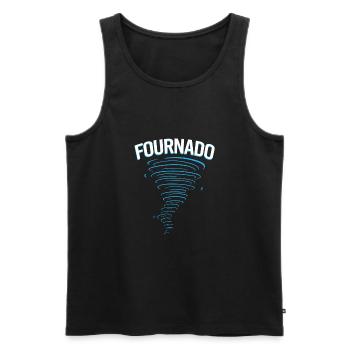 Tornado Birthday Fête d’anniversaire des enfants - Débardeur bio Premium Homme - noir - Devant - Michal (187cm)