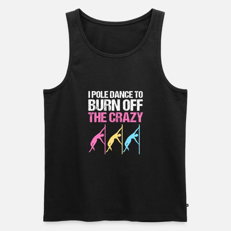 Pole Dance - Männer Premium Bio Tank Top - Schwarz
