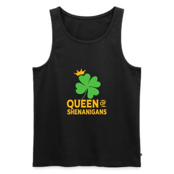 Shenanigan - Men's Premium Organic Tank Top - black - Front - AI Model Male 178 light (178cm)