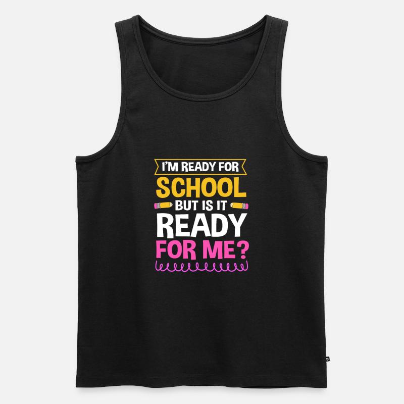 Erstklässler - Männer Premium Bio Tank Top - Schwarz