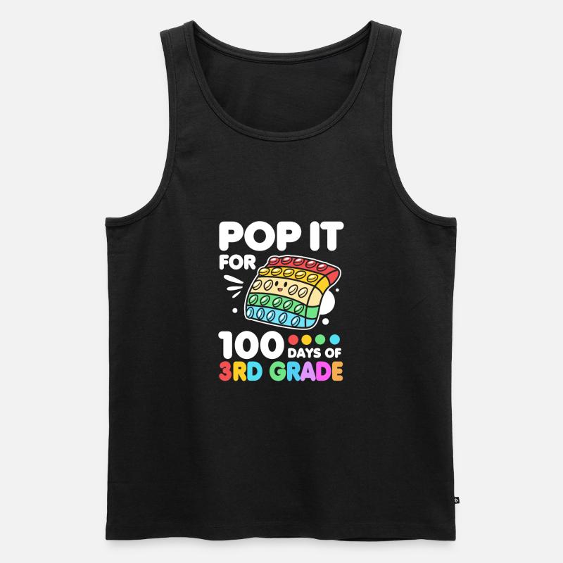 3. Klasse - Männer Premium Bio Tank Top - Schwarz