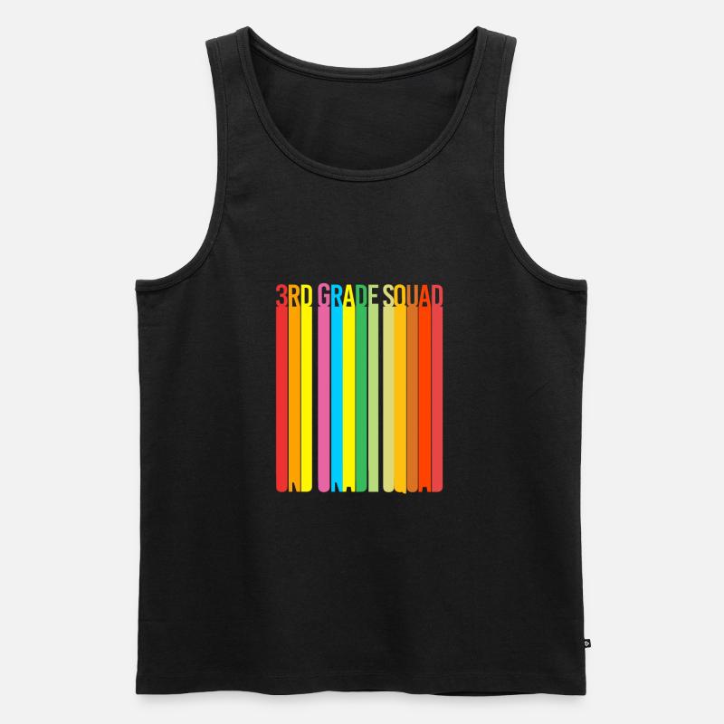 3. Klasse - Männer Premium Bio Tank Top - Schwarz